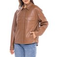 thumbnail image 4 of S.E.B. by Sebby Faux Leather Shacket, Oversize Shirt Jacket (Women’s), 4 of 6