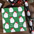 thumbnail image 2 of Rollo de papel de regalo, 43 x 10 m, diseño de Papá Noel, color verde, 2 of 7