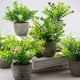 thumbnail image 3 of Planta artificial Toystoory decoración Rosa blanca, 3 of 6