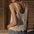 thumbnail image 4 of Verano Mujer Ahueca Hacia Fuera Las Camisetas Sin Mangas Camisola Chaleco Corsé Top De Punto Para Niñas Sunnimix Camisetas sin mangas ahuecadas, 4 of 8