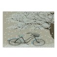 thumbnail image 1 of Bicycle Cutting Board, Blossoming Tree Little White Flowers in the Spring and a Bike Sketch Art, Decorative Tempered Glass Cutting and Serving Board, Small Size, Multicolor, by Ambesonne, 1 of 1