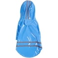 thumbnail image 3 of Chubasquero para mascotas al aire libre con capucha impermeable chaquetas impermeable reflectante de PU para gatos ropa para gatos, 3 of 5