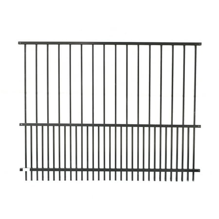 ALEKO Steel DIY Pet Fence Panel - 72 x 46 Inches - Black