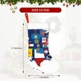 thumbnail image 4 of Balery The Map Of United States Pattern Christmas Stockings with Initials, 18" Large Knit Christmas Stocking,Xmas Stocking for Kids, Holiday and Family Stocking, 4 of 7