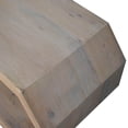 thumbnail image 6 of Artisan Furniture Solid Wood Hexagonal Marble Coffee Table, 6 of 8