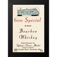 thumbnail image 2 of Vintage Booze Labels 17x24 Black Modern Framed Museum Art Print Titled - 600 Special Bourbon Whiskey, 2 of 5