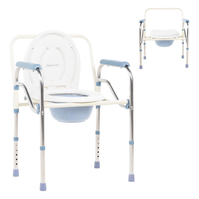 Silla Comodo Aumento Ducha Baño-WC para Adulto Discapacitado Portátil 3 en 1 Big Room