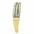 thumbnail image 3 of Rings for Women Gold 316L Stainless Steel DA321 - AAA Grade Cubic Zirconia in Clear, 3 of 5