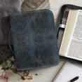 thumbnail image 6 of HELLHERO Dark Speckled Texture Bible Covers with Zipper Handle Church Bible Bag for Christian Prayer, PU Leather Bible Carrying Case for Christian Study, 6 of 12
