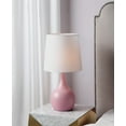 thumbnail image 2 of Minimalist Light Pink Table Lamp with Touch Switch, 2 of 5
