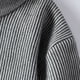 thumbnail image 5 of Blusas y camisas de manga larga con cuello redondo para hombre, estilo casual, de moda, con medio cuello alto y media cremallera, de punto con barra vertical, de manga larga, blusa de poliéster para h, 5 of 9