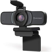 Amcrest 1080P Webcam with Microphone & Privacy Cover, Web Cam USB Camera, Computer HD Streaming Webcam for PC Desktop &