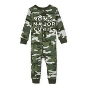Toddler and Baby Boy Mom Camo Stretchie