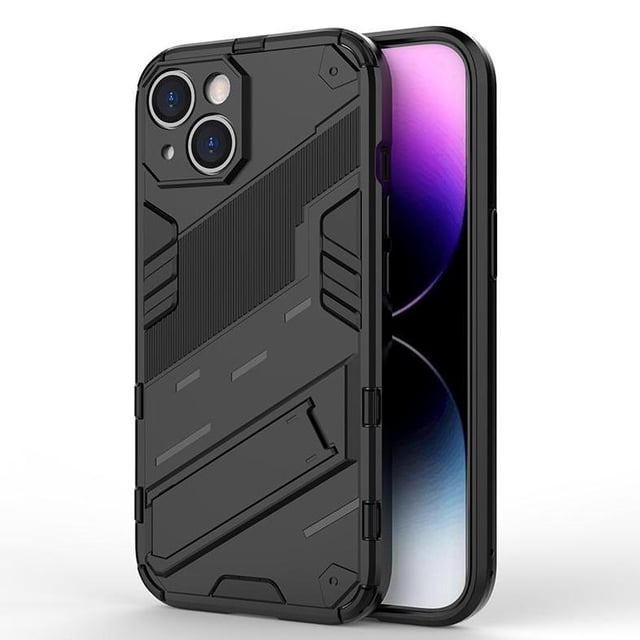 Funda para iPhone 15 Plus Protección A Prueba De Golpes Con Soporte De TPU Duradero Y Práctico
