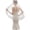 Ivory & Style 2, variant on House 1 Tier Fingertip Length Short Wedding Bridal Veil With Comb X09