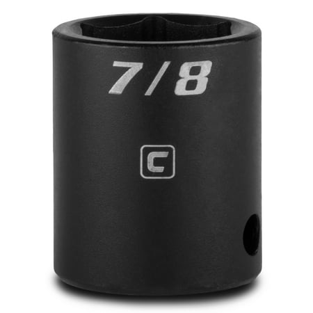 

Capri Tools 7/8-Inch Shallow Impact Socket 1/2-Inch Drive 6-Point SAE