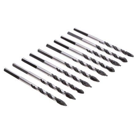 

10Pcs 6mm Spear Head Tungsten Carbide Twist Drill Bit for Mirror Ceramic