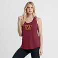 thumbnail image 4 of Women's Fanatics Burgundy Washington Commanders Iron Fan Tank Top, 4 of 5