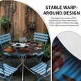 thumbnail image 2 of Sports Round Tablecloth for 36-44 Inch Tables, Fitted Table Cover with Elastic Edge, Football Basketball Baseball Ball Games Waterproof Outdoor Table Cloth Protector for Patio Garden Dinner Picnic, 2 of 9
