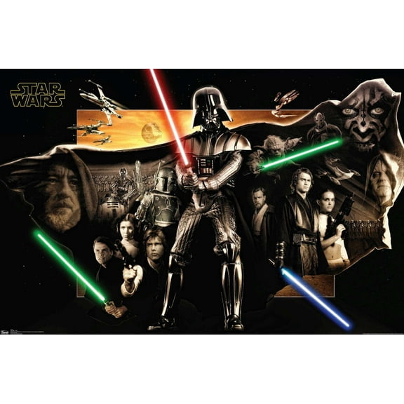 Star Wars: Saga - Cape Wall Poster, 14.725" x 22.375"