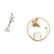 thumbnail image 5 of Figura de escritorio,Estatua de bailarina,adorno de escritorio,decoración del hogar,Estatua de bailarina moderna,regalo de cumpleaños para la oficina.,Estatua de bola de cristal,Estatuas de, 5 of 8
