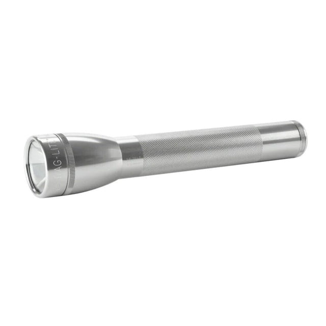 Linterna MagLite 3C Cell LED, construcción de aluminio plateado