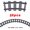 Stytle D, variant on City Trains Flexible Tracks Forked Straight Curved Soft Rails Track Switch Building Block Bricks Kids DIY High-tech Creative Toy