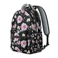 thumbnail image 2 of School Backpack with Elegant Peony Design, Lightweight and Suitable for Daily Use, 2 of 6