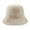 Beige, variant on Winter Bucket Hats Fuzzy Bucket Hats Plush Bucket Cap Solid Keep Warm Fashion Plush Flat Top Hat for Unisex