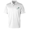 thumbnail image 2 of Men's Cutter & Buck White NDSU Bison Vintage Prospect Eco Textured Stretch DryTec Polo, 2 of 3