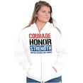 thumbnail image 3 of US Air Force Courage Honor Strength Zip Up Hoodie Men's Women's Brisco Brands L, 3 of 6