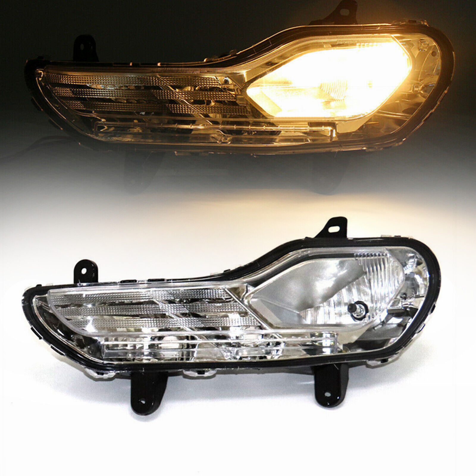 G-PLUS Smoke Lens Bumper Fog Lights For 2002-2006 Chevy Avalanche – Halogen, 880 Bulbs Included