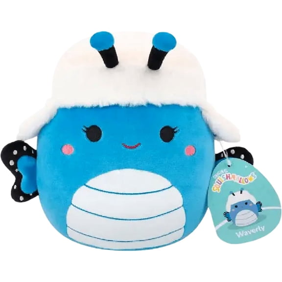 Squishmallows 8" Christmas Samir the Whale with Scarf