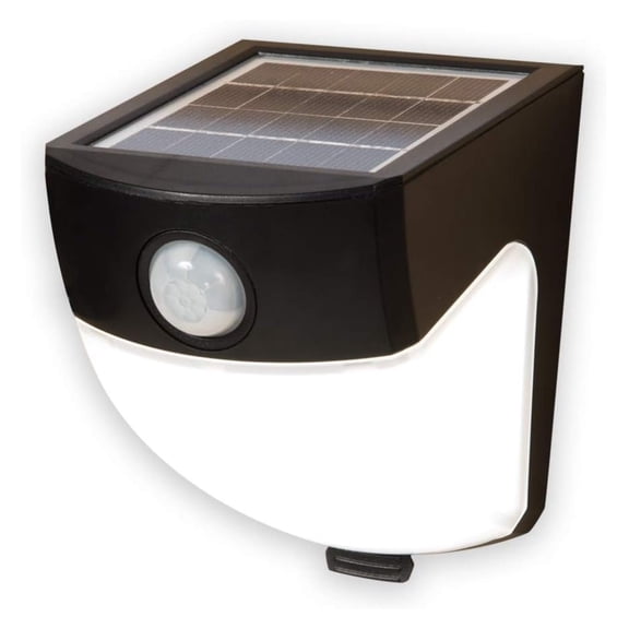 YfulYde Solar Outdoor LED Light – Sensor – Flood & Security Wedge Light – 120 Degree Coverage - Bronze
