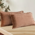 thumbnail image 6 of Winter Warm Milk Velvet Pillowcase 48x74cm Soft And Comfortable Warm Winter Pillowcase Soft And Skin-friendly Suitable for Cold Winter Antis, Brown, 6 of 7