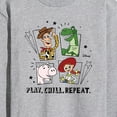 thumbnail image 3 of Toy Story - Play Chill Repeat - Men's Long Sleeve T-Shirt, 3 of 5