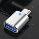 thumbnail image 4 of 3PCS Type-C To USB OTG Adapter Connector LED Indicator 3A Fast Charging (Silver), 4 of 4