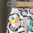thumbnail image 6 of KPOPLK Summer Toddler Boys Shorts Boy Cotton Casual Shorts Elastic Waist Lounge Shorts with Pockets Size 12-18 Months,Yellow, 6 of 7