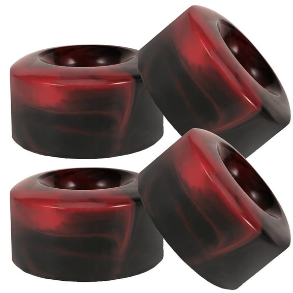 Worgeous 4pcs Skateboard Wheel with Bearing Drift Board Wheel Replacement PU Skateboard Accessories