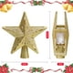thumbnail image 4 of Proyector de árbol de Navidad con forma de estrella, adornos para árboles LED 3D, giratorio, iluminado, decoración para árbol de Navidad para interiores y exteriores, árbol de Navidad, dorado (estrella) oso de fresa Electrónica, 4 of 5