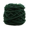 thumbnail image 6 of HOMYL Chunky Wool Yarn DIY Hand Crocheted Jumbo Tubular Yarn for Shoes Pillow Hats Dark Green, 6 of 8