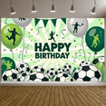 thumbnail image 2 of Soccer Theme Party Banner Balloon Decoration Football Design Event Banner for Birthday Party Kids Celebration Outdoor Event, 2 of 3