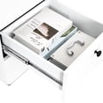 thumbnail image 6 of Steel Bedside Night Stand | Silent Drawer Movement for Easy Retrieval | Modern Design for Various Decor | Adjustable Height for Stable Placement, 6 of 6