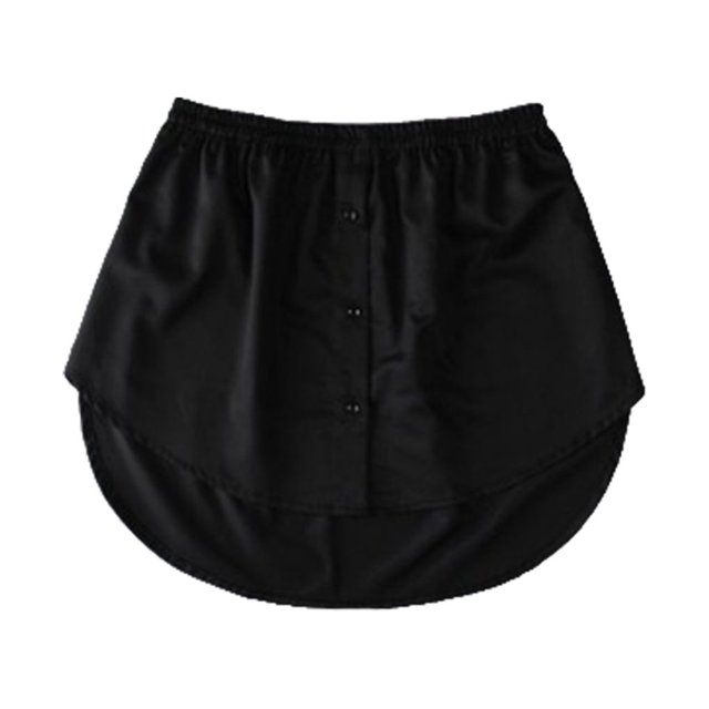Sonducket Extensores de camisa, blusa de cola, enaguas desmontables, suéter, dobladillo de moda, parte inferior, accesorios de ropa, dobladillo Vestidos negro METRO Sonducket AP010483-26B