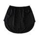thumbnail image 1 of Guardurnaity Extensores de camisa, blusa de cola, enaguas desmontables, suéter, dobladillo de moda, parte inferior, accesorios de ropa, dobladillo Vestidos negro S Guardurnaity AP010483-25B, 1 of 6