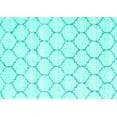 thumbnail image 1 of Ahgly Company Machine Washable Indoor Rectangle Trellis Turquoise Blue Contemporary Area Rugs, 7' x 10', 1 of 4