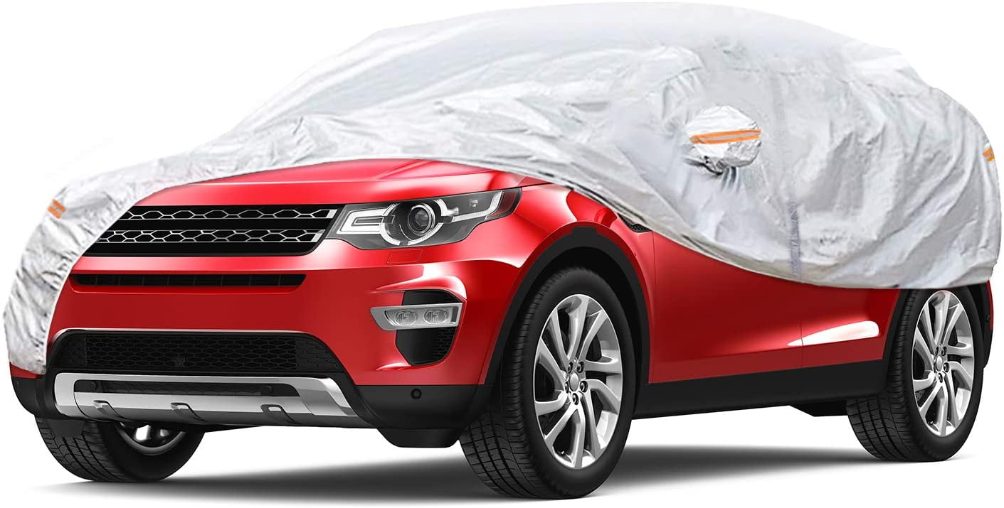 XL Car Cover Waterproof Outdoor For SUV Dust All Weather UV Protection w/ Zipper 