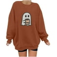 thumbnail image 2 of Enjoytime Fall Clothes for Women Halloween Vintage Ghost Printed Cute Pullover Sweatshirt Casual Loose Winter Long Sleeve Plus Size Tops, 2 of 6