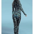thumbnail image 2 of Snake Print Jumpsuit Cyberpunk 3D Printed Bodysuit Halloween Carnival Party Costume For Women, 2 of 4