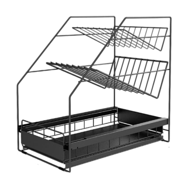 Organizador debajo del fregadero, estante de almacenamiento para fregadero de cocina, estante organizador estable antideslizante independiente, estant